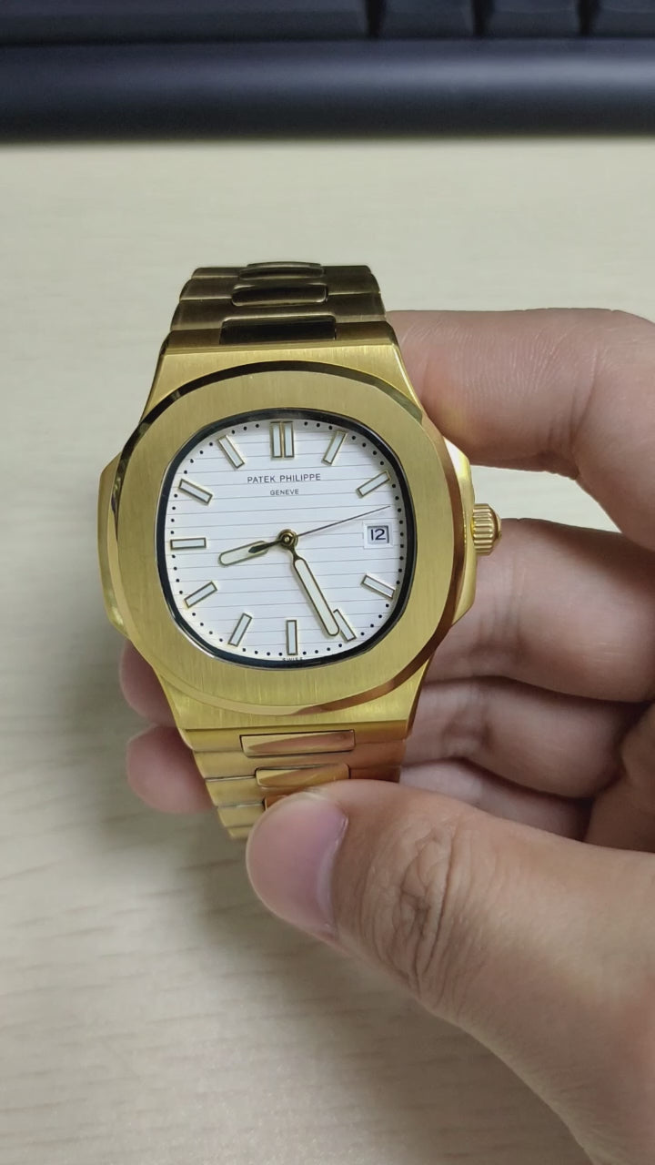 Gold Patek Inspired - White Dial 💥