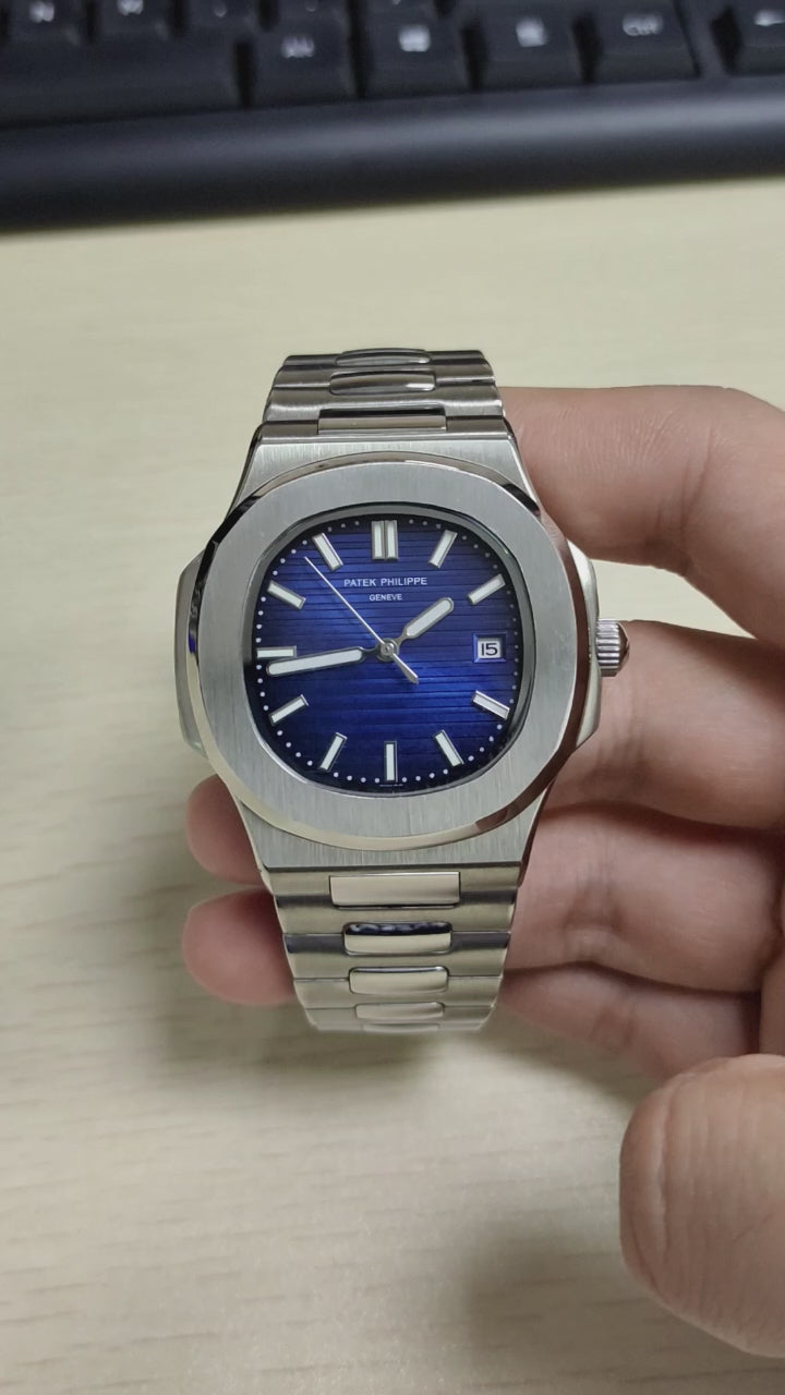 Silver Patek Inspired - Blue Dial 💥