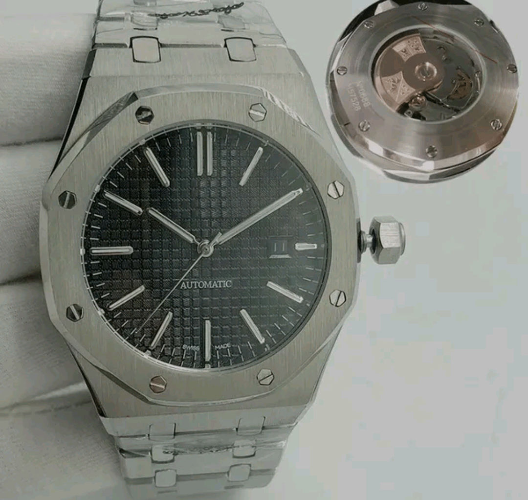 Silver AP Inspired - Black Dial 💥 - The Fake Watch Company 💥