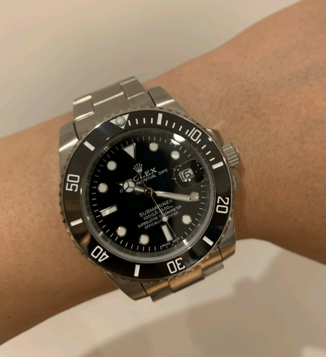 Silver Submariner Inspired - Black Dial 💥 - The Fake Watch Company 💥