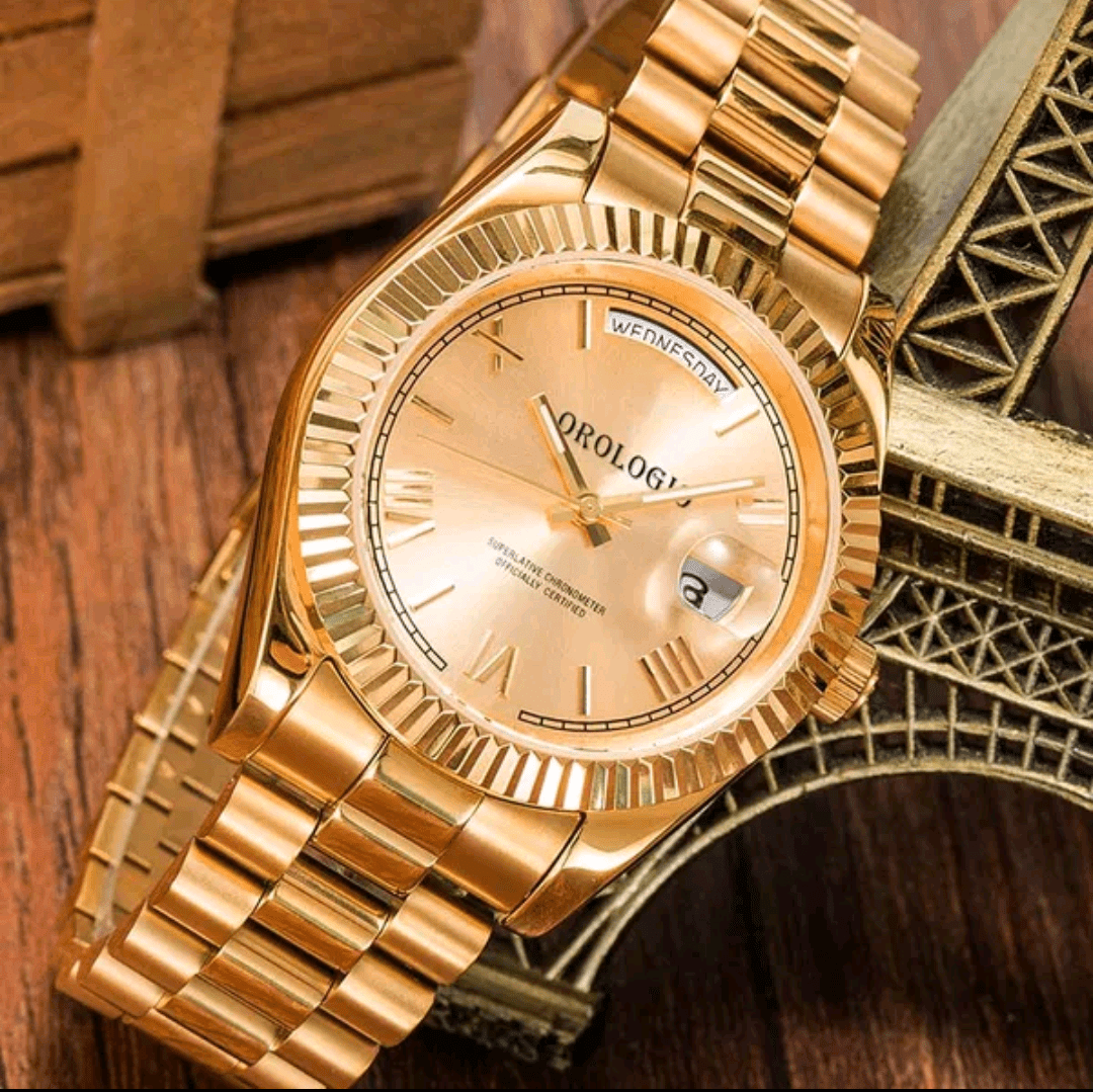 Gold Day Date Inspired - Gold Dial 💥 - The Fake Watch Company 💥