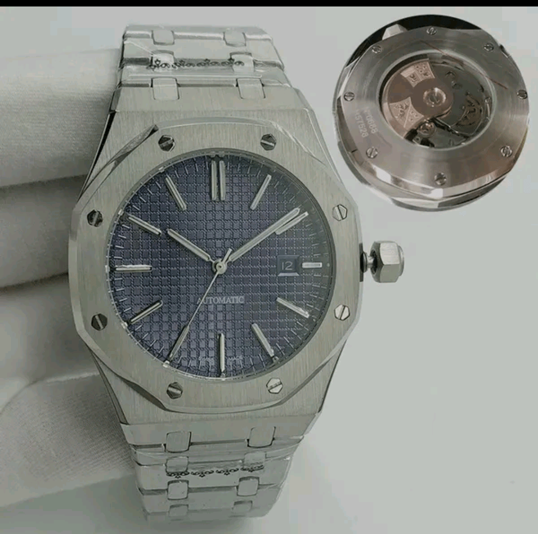 Silver AP Inspired - Navy Dial 💥 - The Fake Watch Company 💥