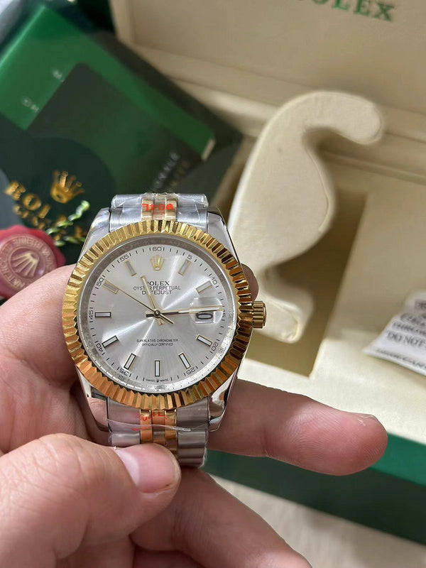 Two Tone Date Just Inspired - Silver Dial 💥