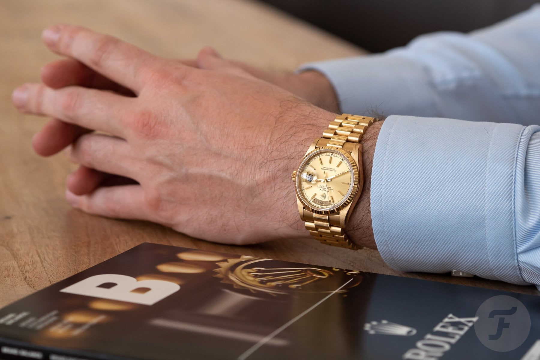 Gold Day Date Inspired - Gold Dial 💥 - The Fake Watch Company 💥