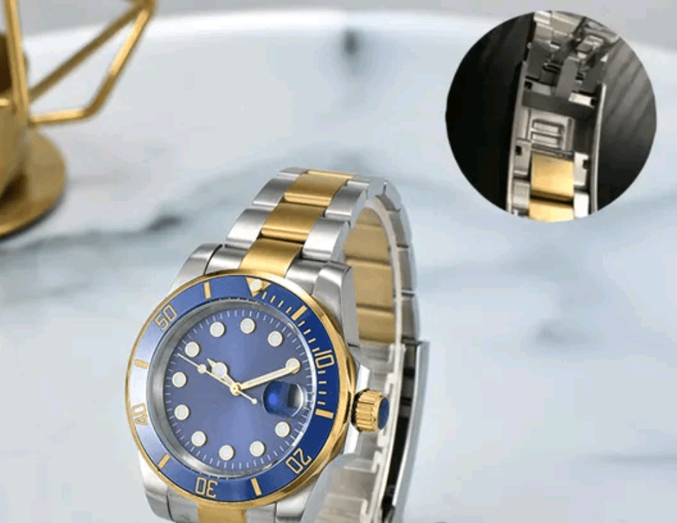 Two Tone GMT II Inspired - Blue Dial 💥 - The Fake Watch Company 💥