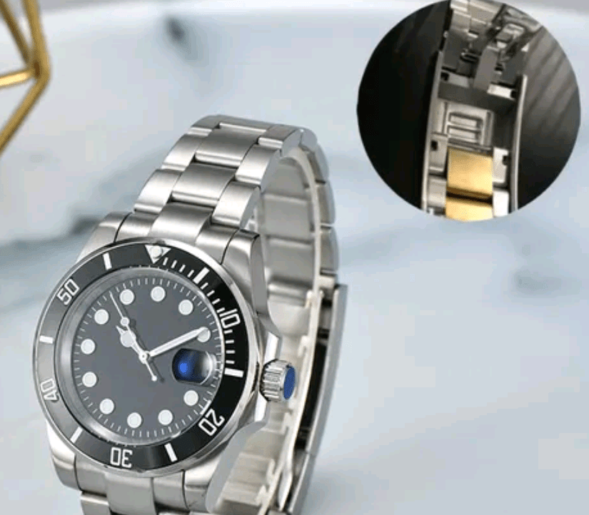 Silver GMT II Inspired - Black Dial 💥 - The Fake Watch Company 💥