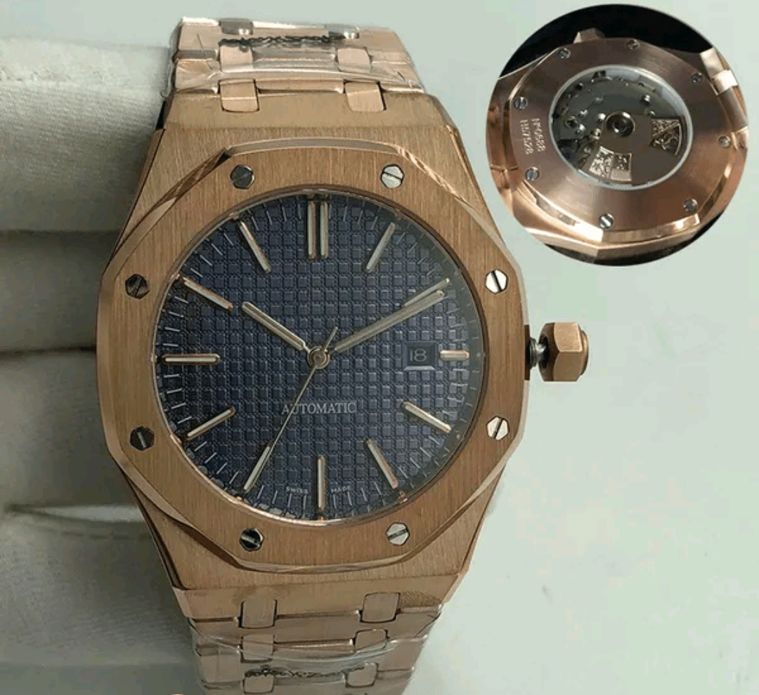 Rose Gold AP Inspired - Blue Dial 💥 - The Fake Watch Company 💥