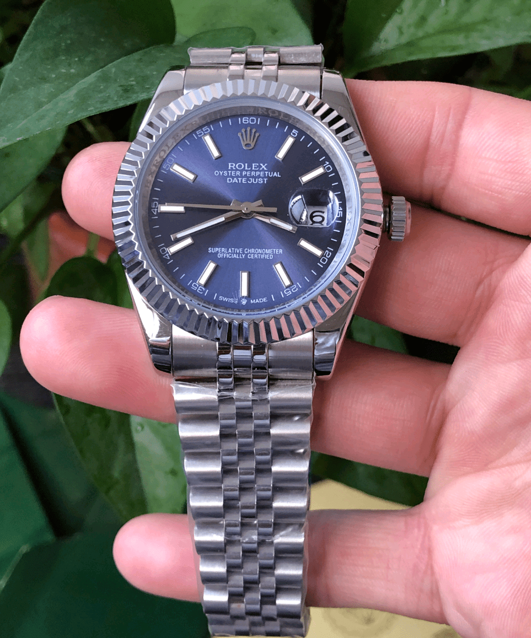 Silver Date Just Inspired - Blue Dial 💥 - The Fake Watch Company 💥