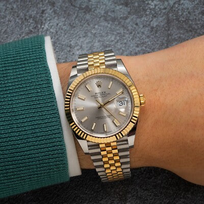 Two Tone Date Just Inspired - Silver Dial 💥