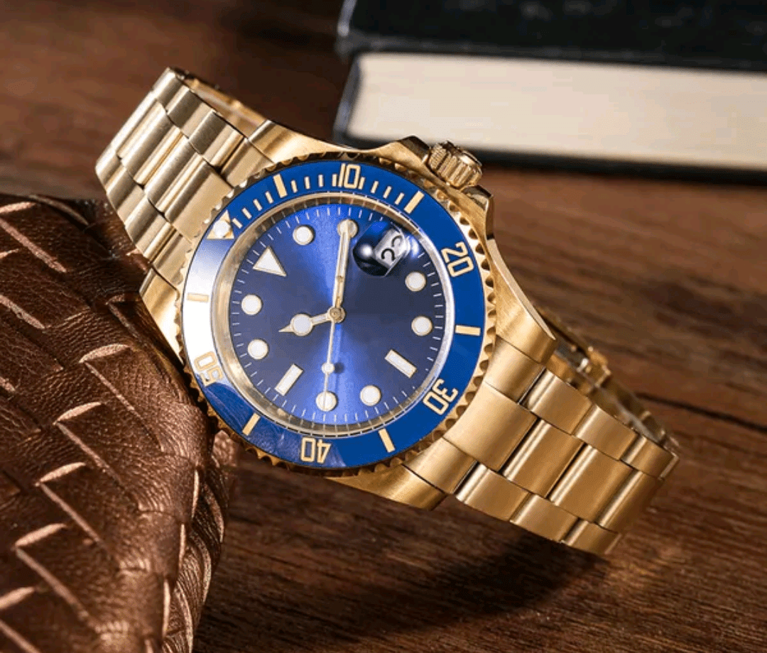 Gold Submariner Inspired - Blue Dial 💥 - The Fake Watch Company 💥
