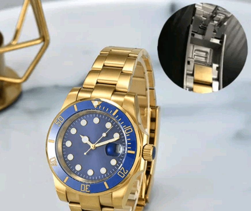 Gold GMT II Inspired - Blue Dial 💥 - The Fake Watch Company 💥