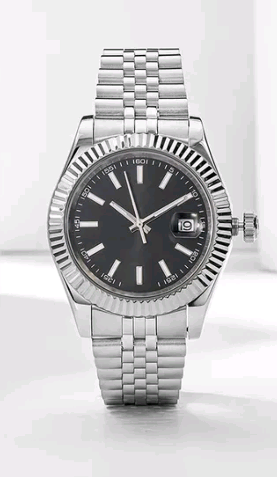 Silver Date Just Inspired  - Black Dial 💥