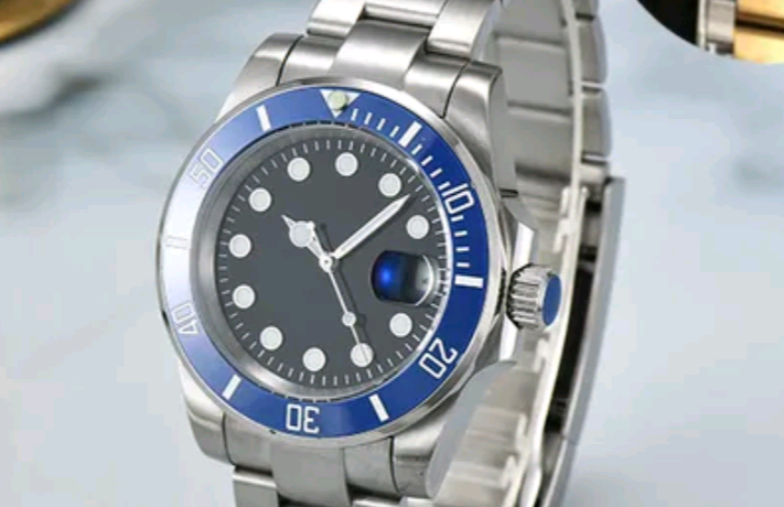 Silver Submariner Inspired - Blue Dial Black Face 💥