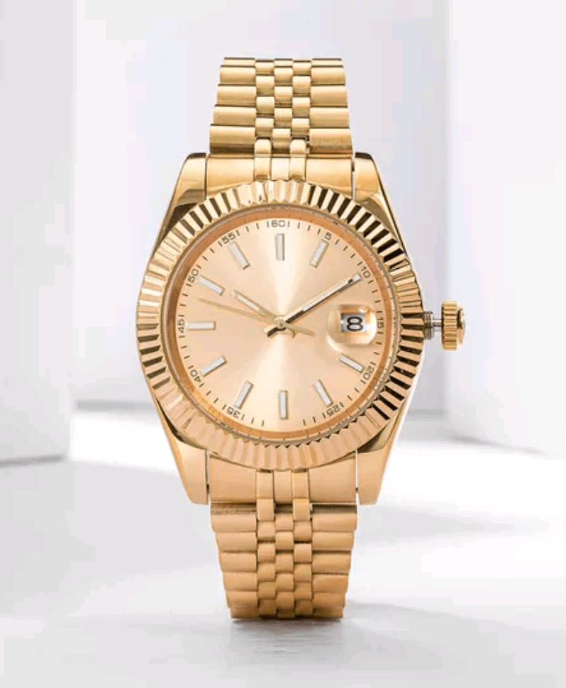 Gold Date Just Inspired - Gold Dial 💥 - The Fake Watch Company 💥