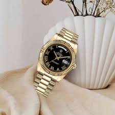 Gold Day Date Inspired - Black Dial 💥