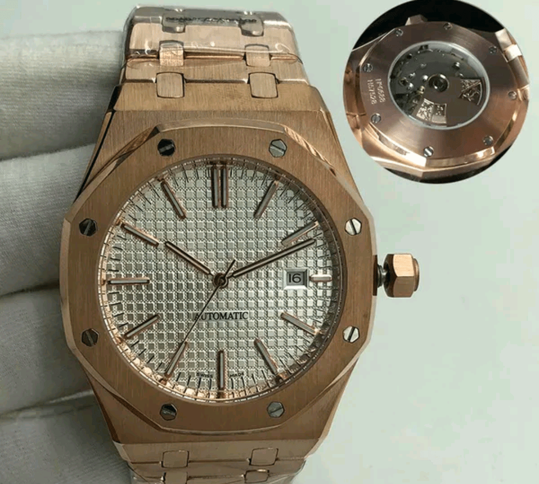 Rose Gold AP Inspired - Silver Dial 💥 - The Fake Watch Company 💥