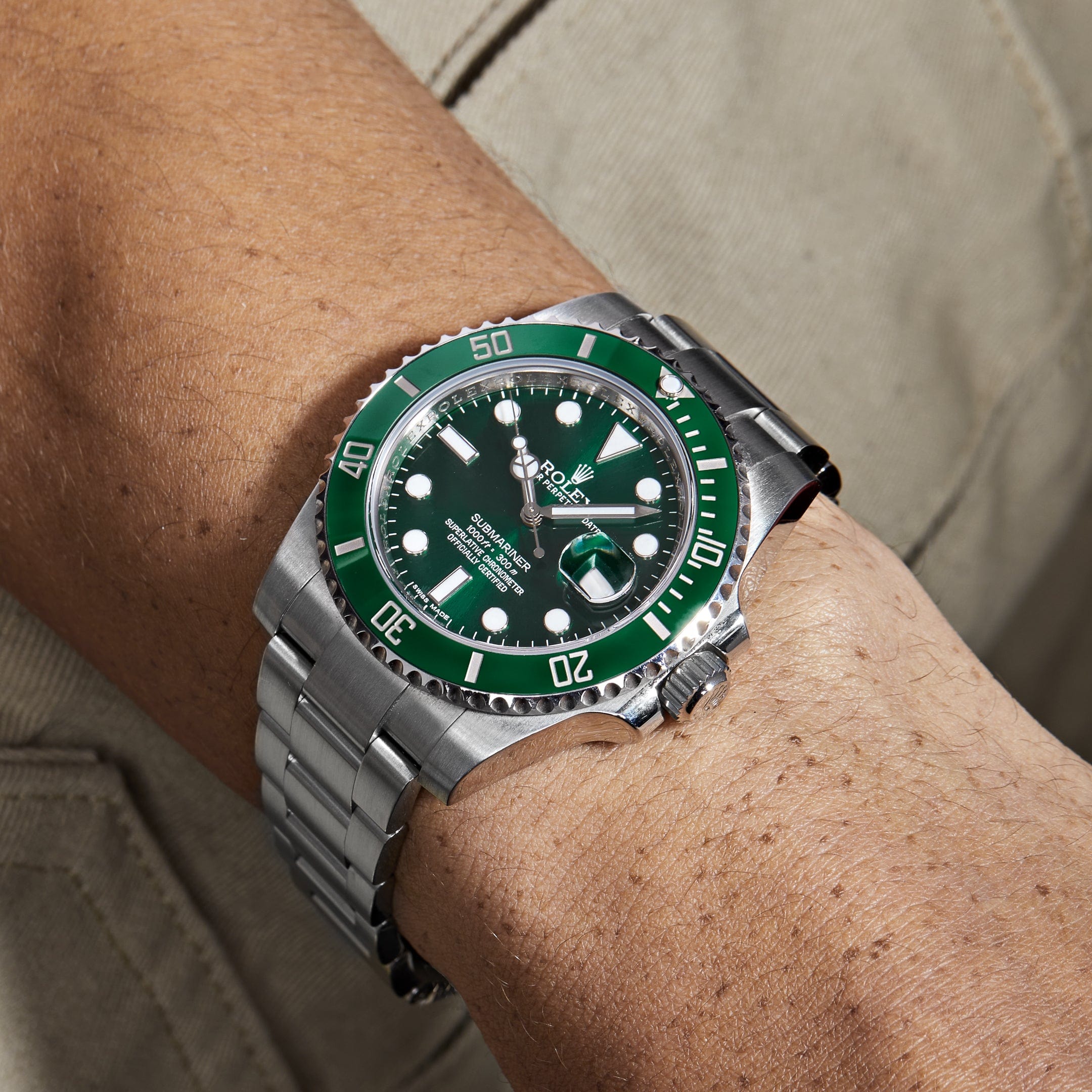 Silver Submariner Inspired - Green Dial 💥 - The Fake Watch Company 💥