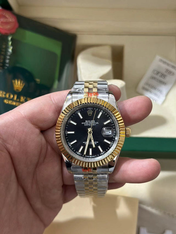 Two Tone Date Just Inspired - Black Dial 💥