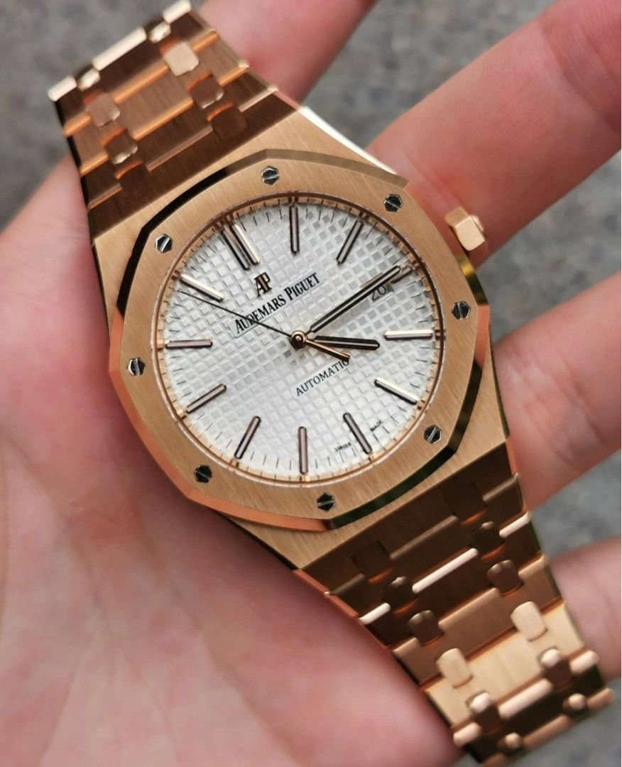 Rose Gold AP Inspired - Silver Dial 💥 - The Fake Watch Company 💥