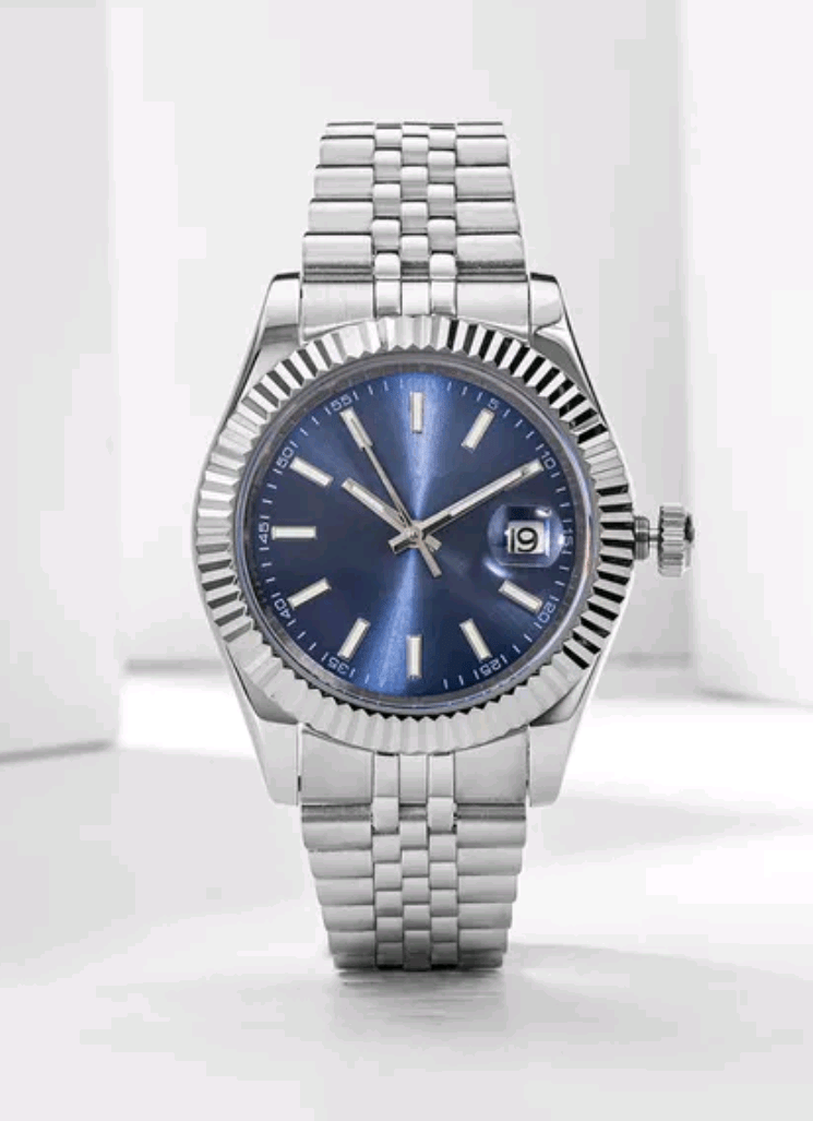 Silver Date Just Inspired - Blue Dial 💥 - The Fake Watch Company 💥